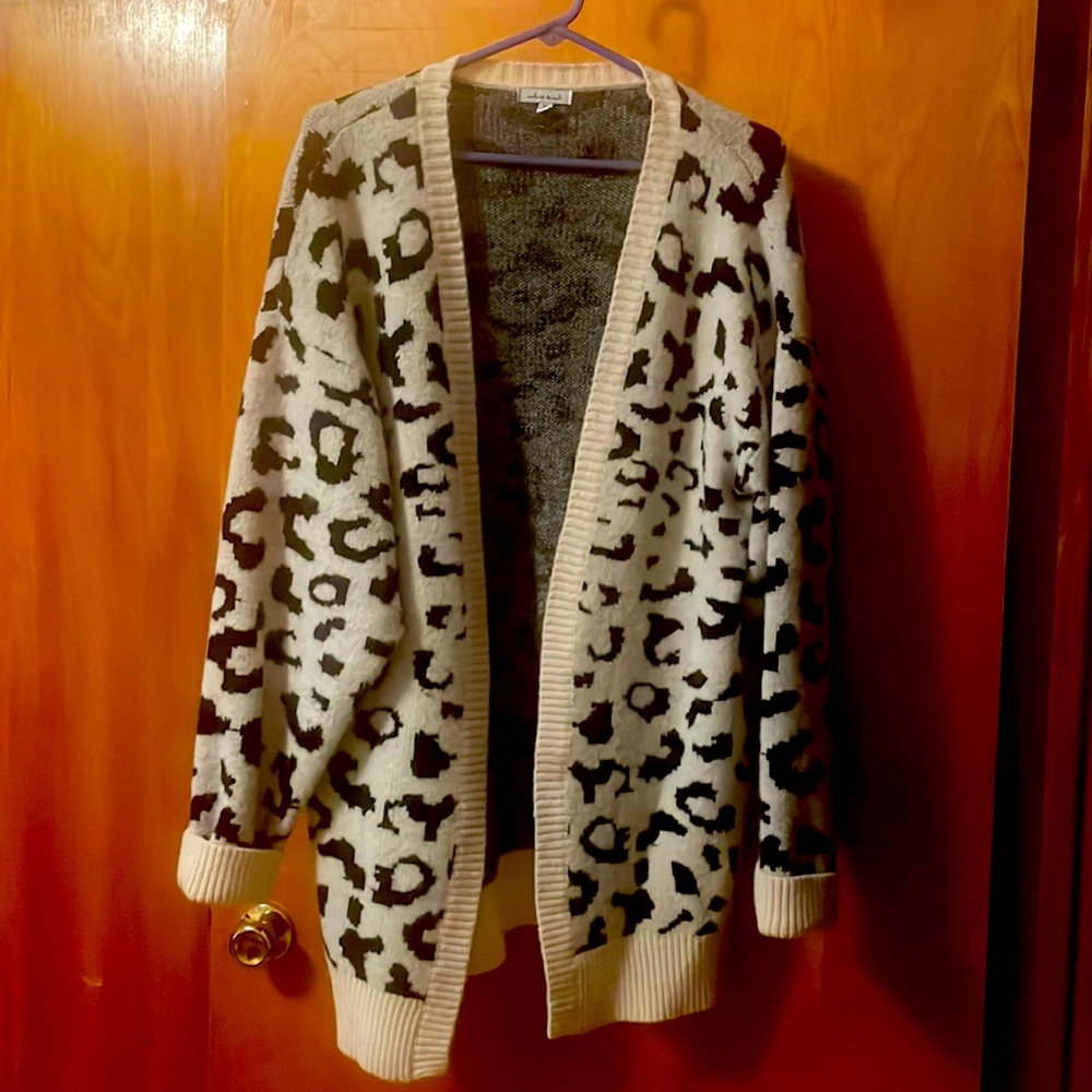 Black and Cream Cardigan